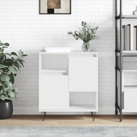 Buffet, Bahut, Meubles de rangement, Commodes Blanc 60x35x70 cm Bois d'ingénierie WFE108886 DESIGN IN (1/5)