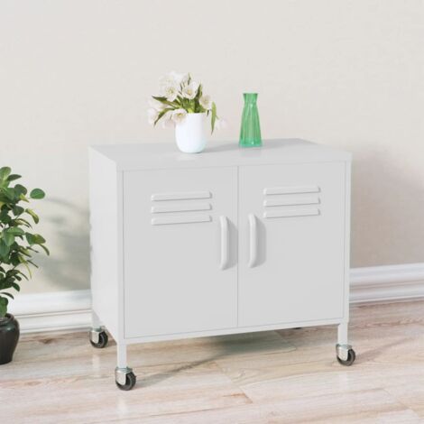 Armoire de bureau, Armoire de rangement Blanc 60x35x56 cm Acier WFE605153 DESIGN IN (1/5)