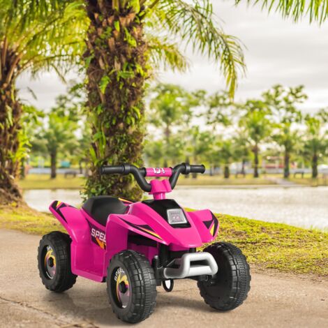 Quad Buggy Electrique pour Enfant 6 V 4,5AH Voiture pour Enfants de 3 Ans+ Rose CW8988 Maison Chic (1/3)