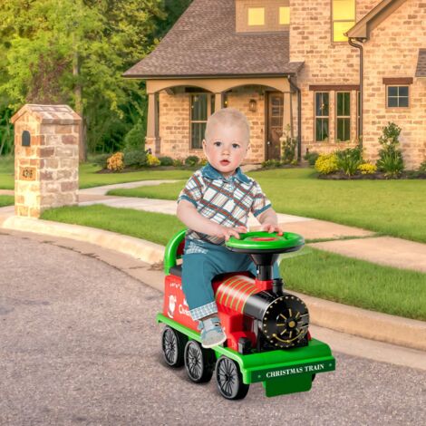 Train Electrique pour Enfants -16 Accessoires de Rails Cadeau de Noël Pour Tout-petits 3+ ans Vert CW4026 Maison Chic (1/3)