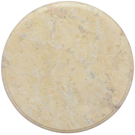Plateau De Table, Dessus de Table, Table à manger Crème Ø40x2,5 cm Marbre CON559453 DESIGN IN (1/5)