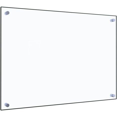 Dosseret de cuisine, Fond de hotte Transparent 70x50 cm Verre trempé WRG661845 DESIGN IN