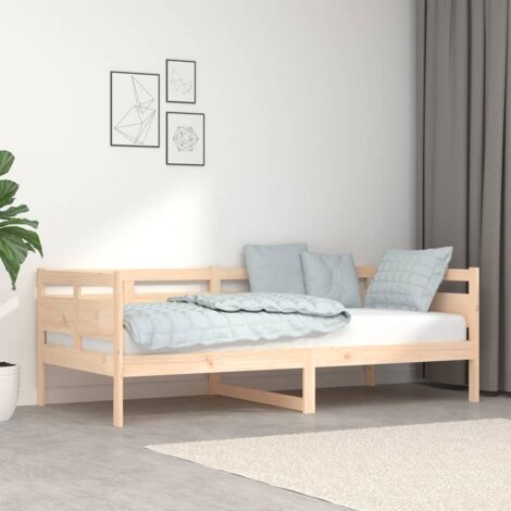 Lit de jour - 90x190 cm, Lit adulte et enfants, Cadre de Lit sans matelas bois de pin massif234609 DESIGN IN (1/5)