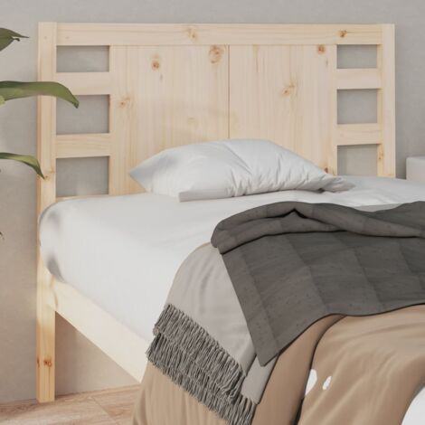 Tête de lit pour lit simple 96x4x100 cm, Armoire de tête de lit Bois massif de pinLWE21559 DESIGN IN (1/5)