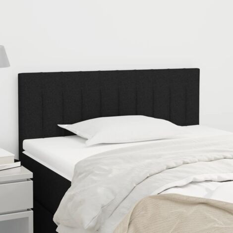 Tête de lit noir 90x5x78/88 cm, Armoire de tête de lit tissu pwfn69804 DESIGN IN (1/5)