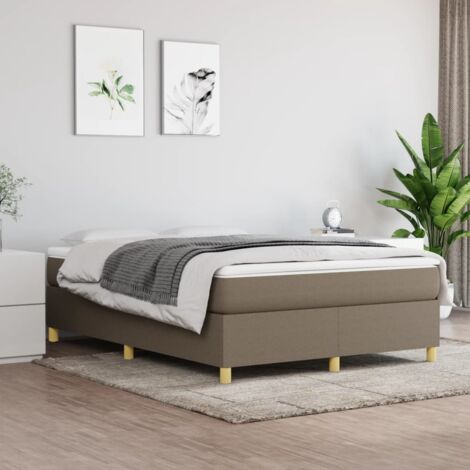 Sommier à lattes de Lit - 140x200cm, Sommier pour Lit adulte taupe tissu DESIGN IN uop38292 (1/4)