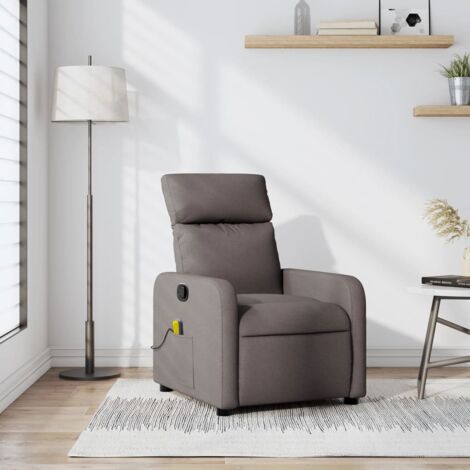 Fauteuil relax, Fauteuil de massage inclinable taupe tissu pwfn47882 MaiosnChic (1/5)