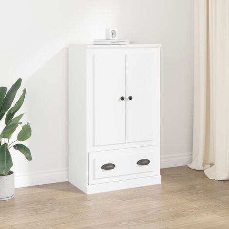Buffet haut, Enfilade, Armoire de cuisine blanc 60x35,5x103,5 cm bois d'ingénierie WFE998952 DESIGN IN (1/5)