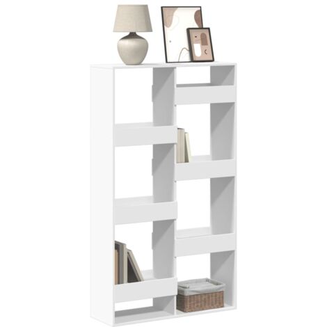Bibliothèque, Étagère de Rangement, Meuble Étagère blanc 100x33x175 cm bois d'ingénierie WFE534022 DESIGN IN (1/5)