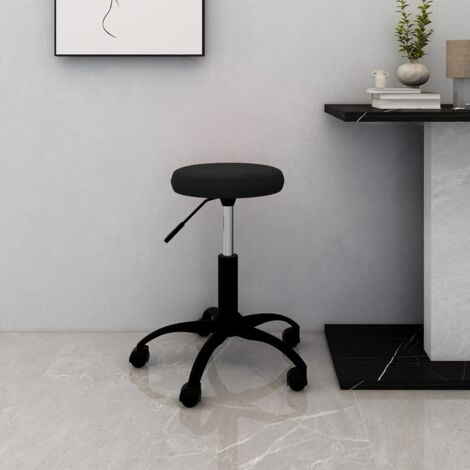 Chaise pivotante de bureau, Fauteuil de bureau Ergonomique Noir Velours WFE789174 DESIGN IN (1/5)
