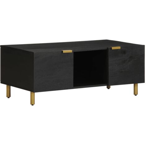 Table basse, Table de salon, Bout de canapé noir 100x54x40 cm bois d'ingénierie WFE177771 DESIGN IN (1/5)