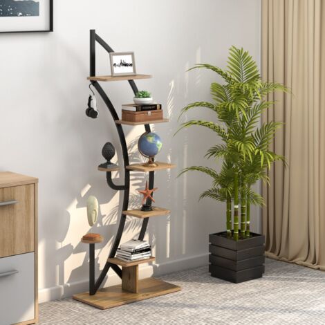 Métal Étagère à Fleurs,Porte Plantes Forgé,Etagere Plante Extérieur