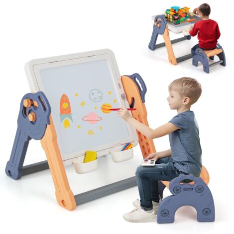 KalaDuck Table D'Eau Et Sable 2 En 1 Pour Enfants Avec Chaise Et Accessoires - Jeu Extérieur