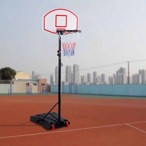 Panier de Basket-ball Portable Hauteur Réglable 1,78-2,08 M Cadre en Acier Base Remplissable CWXT5880 DESIGN IN (1/5)