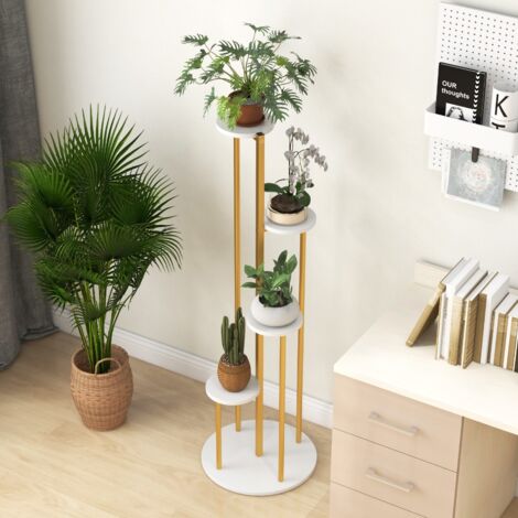 Atekxy Support De Plantes En étal Pour Intérieur Et Extérieur à 4