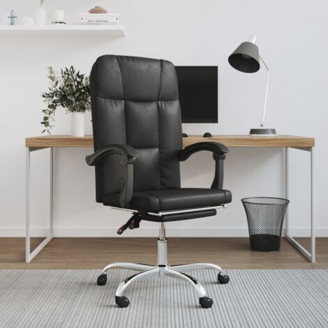 Chaise bureau, Chaise de gaming, Fauteuil inclinable de bureau Noir Similicuir WFE121334 DESIGN IN (1/5)