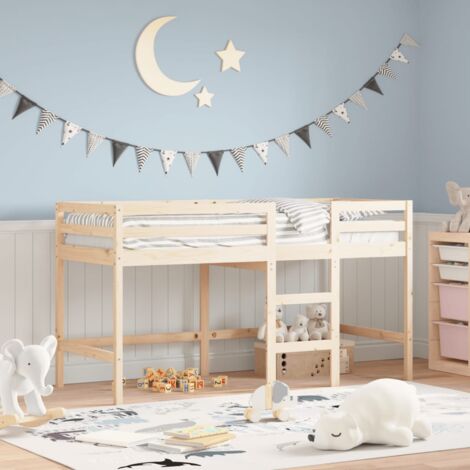 Lit Mezzanine Gautier Calypso Pour Enfant/ado - 90x190 Cm - Bois Marron
