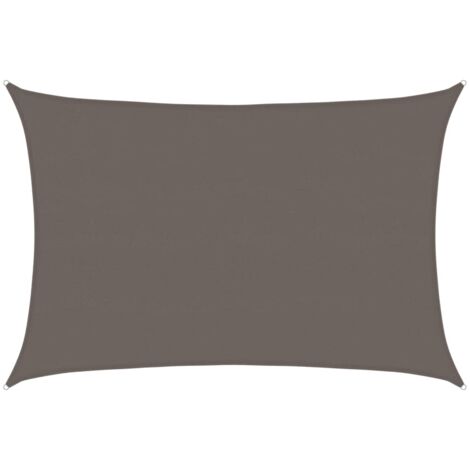 Voile d'ombrage Toile d'ombrage 160 g/m² Anthracite 5x7 m PEHD 73865 (1/5)