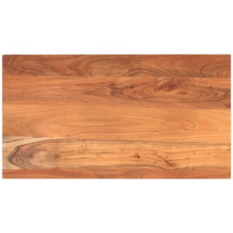 Dessus de table à manger,Plateau de table 110x60x2,5cm rectangulaire bois massif d'acacia FR67083 DS6540 DESIGN IN (1/5)