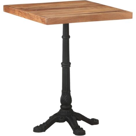 Table de bar, Table haut, Table de cuisine 60x60x76 cm bois d'acacia massif togp63584 DESIGN IN (1/5)