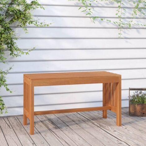 Banc de jardin  Banc d'extérieur Banquette 80 cm bois massif d'eucalyptus 76810