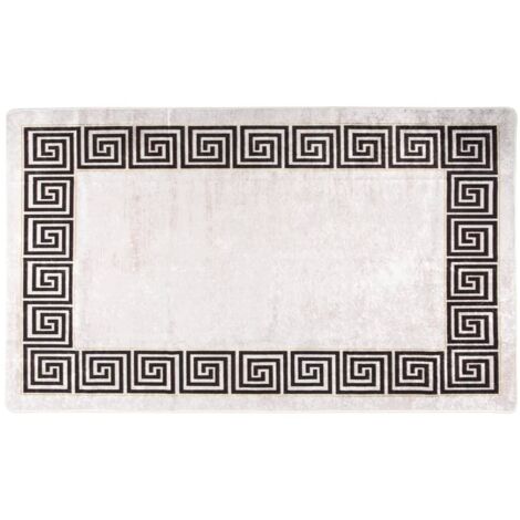 FIMEI Tapis lavable antidérapant 120x180 cm Beige clair (1/5)