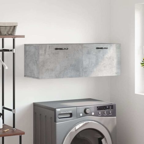 Armoire murale salle de bain, Meuble de salle de bain, Meuble de rangement gris béton 100x36,5x35 cm bois d'ingénierie jax58507 DESIGN IN (1/5)