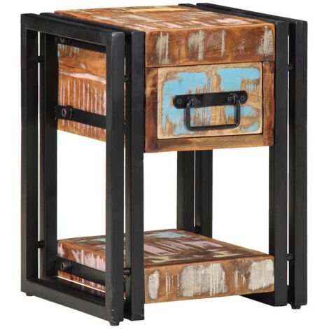 Cabinet de chevet,Table de chevet,Table de nuit avec tiroir Multicolore 30 x 30 x 40 cm CFW885079