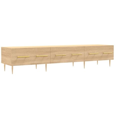 Meuble TV,Banc TV,Armoire TV chêne sonoma 150x36x30 cm bois d'ingénierie CFW945233 (1/5)