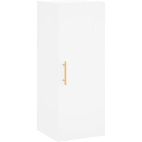 Buffet,Bahut,Armoire murale blanc 34,5x34x90 cm CFW17510 (1/5)