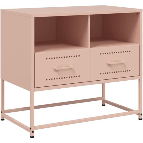 Meuble TV,Banc TV,Armoire TV rose 68x39x60,5 cm acier CFW967725 (1/5)