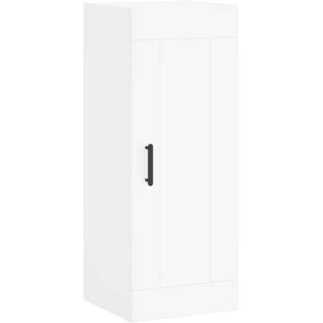 Buffet,Bahut,Armoire murale blanc 34,5x34x90 cm bois d'ingénierie CFW69739 (1/5)