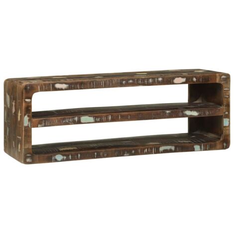 Meuble TV,Banc TV,Armoire TV 100 x 32 x 36 cm Bois massif de récupération CFW286412 (1/5)