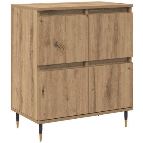 Buffet,Bahut,Meuble de Rangement Marron 60 x 35 x 70 cm Bois d'ingénierie CFW45669 (1/5)
