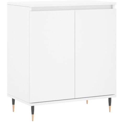Buffet，Bahut，Meuble de Rangement Blanc 60x35x70 cm Bois d'ingénierie CFW56648 (1/5)