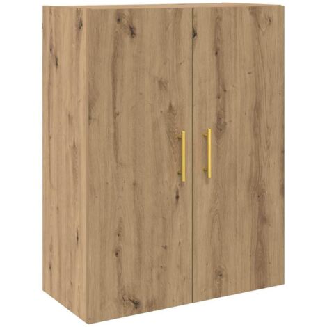Buffet,Bahut,Meuble mural Marron 69,5 x 34 x 90 cm Bois d'ingénierie CFW70635 (1/5)