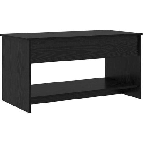Table basse,Table d'appoint,Table de Salon Chêne noir 80 x 50.5 x 41.5 cm Bois d'ingénierie CFW36909 (1/5)