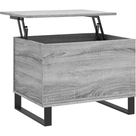 Table basse,Table d'appoint,Table de Salon Sonoma gris 60x44,5x45 cm Bois d'ingénierie CFW44284 (1/5)