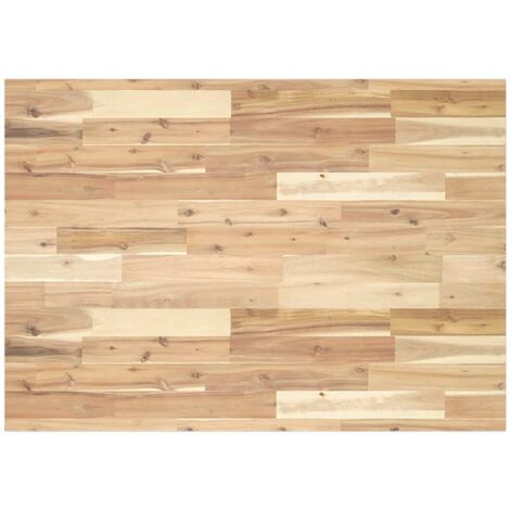 Dessus de table,Plateau de table,Dessus de bureau rectangulaire 80x70x2 cm bois massif d'acacia CFW96285 (1/5)