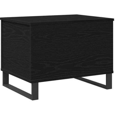 Table basse,Table d'appoint,Table de Salon Chêne noir 60 x 44.5 x 45 cm Bois d'ingénierie CFW68854 (1/5)