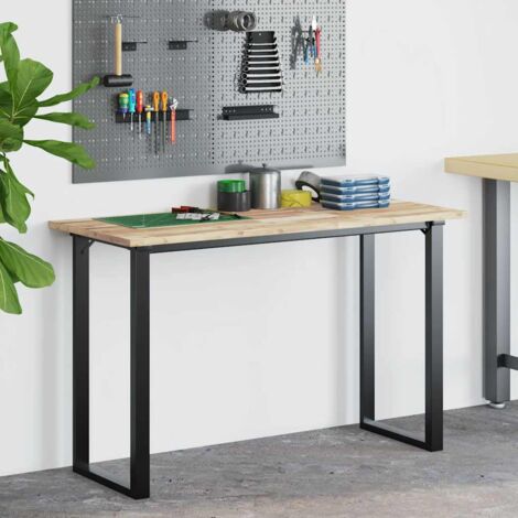 Dessus de bureau，Plateau de table，Dessus de table non traité 120x60x2 cm bois d'acacia massif CFW62086 (1/5)