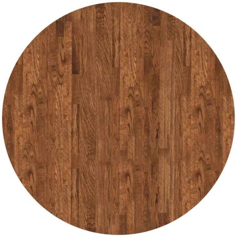 Dessus de table,Plateau de table,Dessus de bureau Marron foncé Ø 90 x 4 cm Chêne massif CFW94215 (1/5)