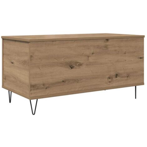 Table basse,Table d'appoint,Table de Salon chêne artisanal 90 x 44.5 x 45 cm Bois d'ingénierie CFW17843 (1/5)