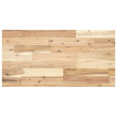 Dessus de table,Plateau de table,Dessus de bureau 60x40x4 cm rectangulaire bois massif d'acacia CFW14107 (1/5)