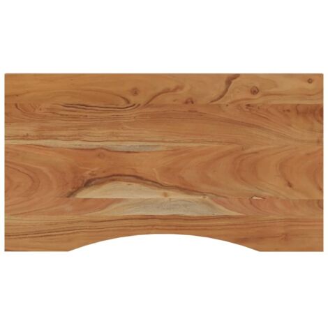 Dessus de bureau,Plateau de table,Dessus de table 90x50x2,5cm rectangulaire bois massif d'acacia CFW10831 (1/5)