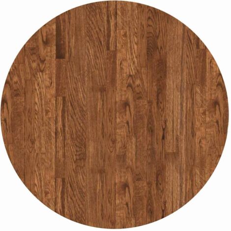 Dessus de table,Plateau de table,Dessus de bureau Marron foncé Ø 70 x 2.5 cm Chêne massif CFW53216 (1/5)