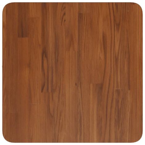 Dessus de table,Plateau de table,Dessus de bureau carré Marron foncé 40x40x4 cm Bois chêne traité CFW81921 (1/5)