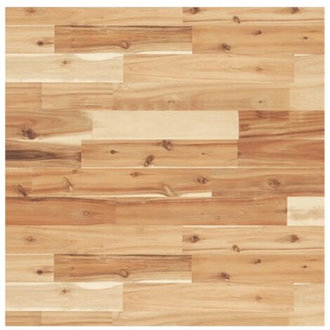 Dessus de table，Plateau de table，Dessus de bureau carré 60x60x4 cm bois massif d'acacia CFW15635 (1/5)