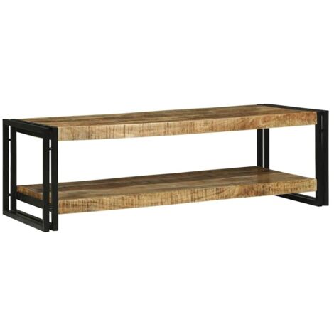 Table basse，Table d'appoint，Table de Salon Marron 120 x 50 x 38 cm bois de manguier massif CFW39713 (1/5)