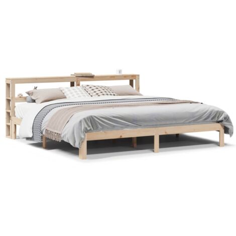 Lit double,Lit adulte,Cadre de lit avec tête de lit sans matelas 180x200 cm CFW8614706 (1/5)